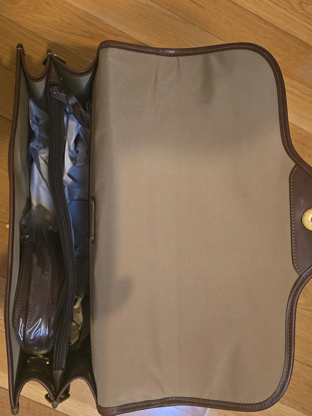 Vintage Hartmann Woven Leather Lombardo Briefcase